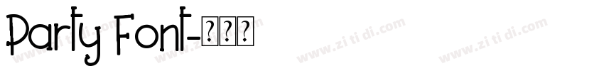 Party Font字体转换